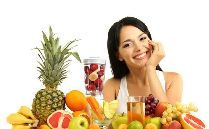 Bổ sung rau xanh và trái cây