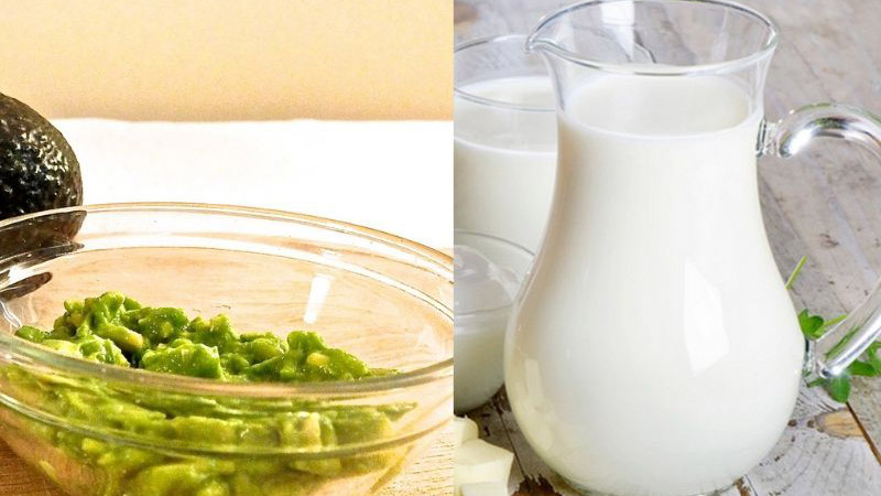 Mặt nạ bơ & sữa tươi - công thức trắng da hiệu qu