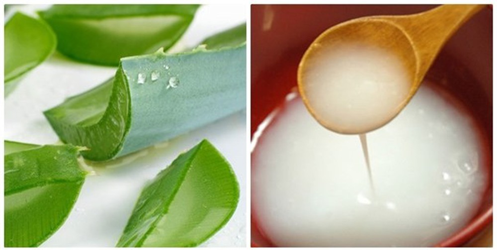 Nha đam kết hợp nước vo gạo trị mụn cũng không tồi đấy