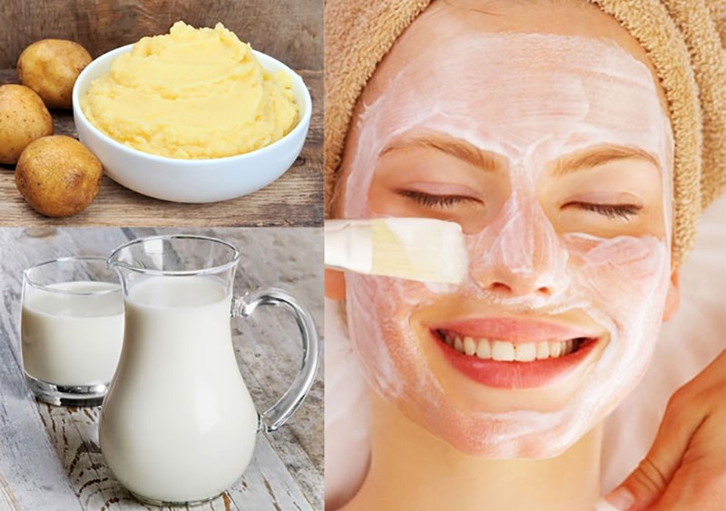 Mặt nạ khoai tây sữa tươi -giải pháp hàng đầu cho làn da trắng mịn