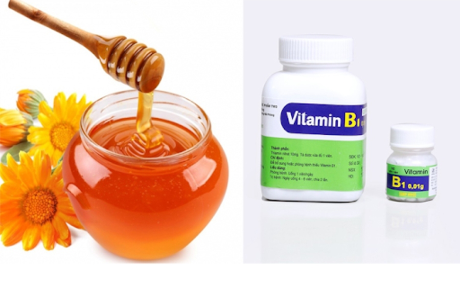 Làm trắng da bằng B1 và mật ong nguyên chất